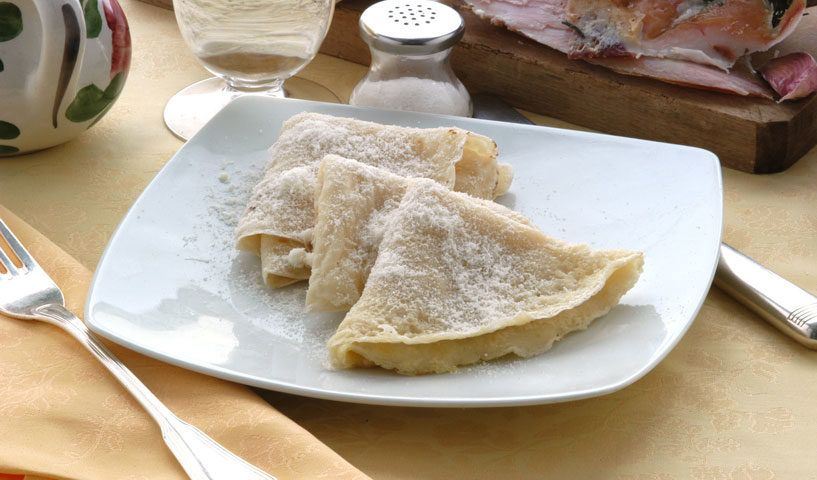 Borlenghi con lardo e grana